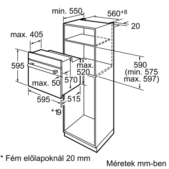 SIEMENS HB 64 AR 550 F beépíthető pirolitikus sütő