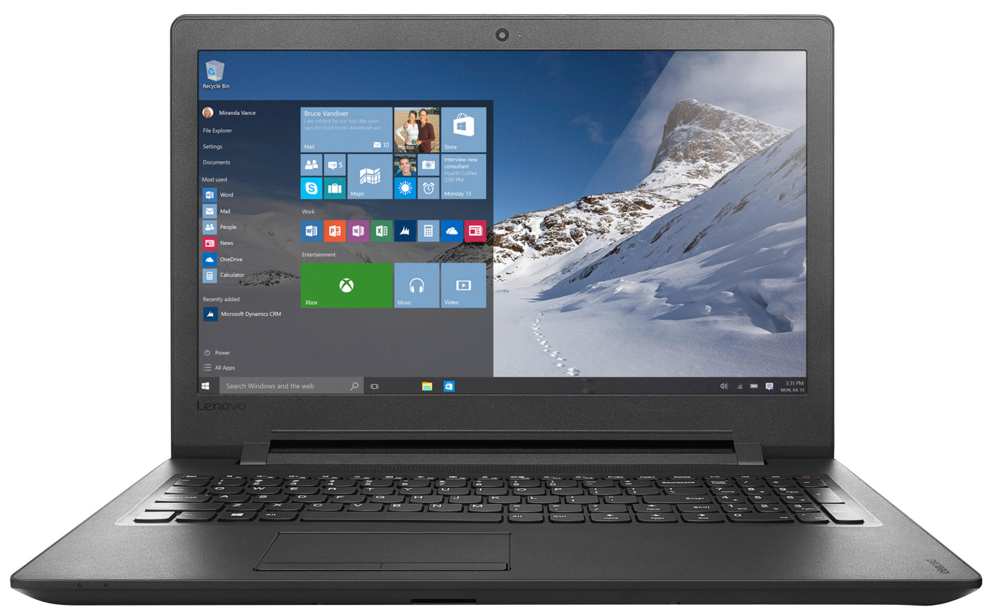 LENOVO IDEAPAD 110 - 17,3 Zoll - Intel® Core™ i5 i5-7200U - 8 GB - 2 TB - Intel® HD 620 - Windows 10 Home (64 Bit)