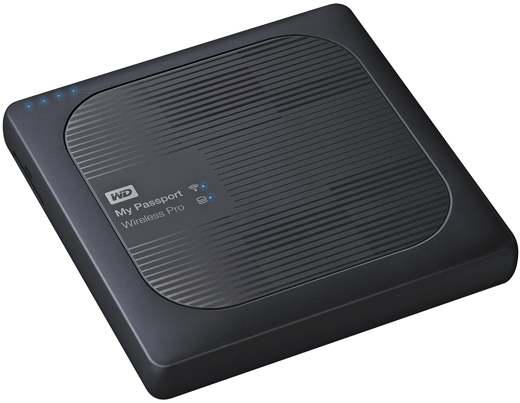 WD My Passport™ Wireless Pro Festplatte, 2 TB HDD, 2,5 Zoll, extern, Schwarz