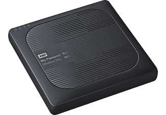 WESTERN DIGITAL My Passport Wireless Pro WDBP2P0020BBK - Disque dur (HDD, 2 TB, Noir)