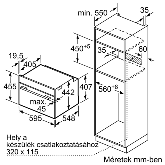 SIEMENS CD 634 GBS 1 beépíthető gőzpároló 