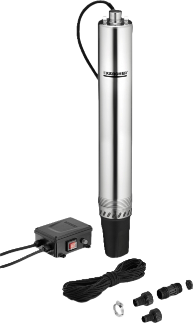 KÄRCHER BP 6 Deep Well merülőnyomó szivattyú 30m csatlakozókábellel, 1000W, max. 5000 l/h (1.645-422.0)