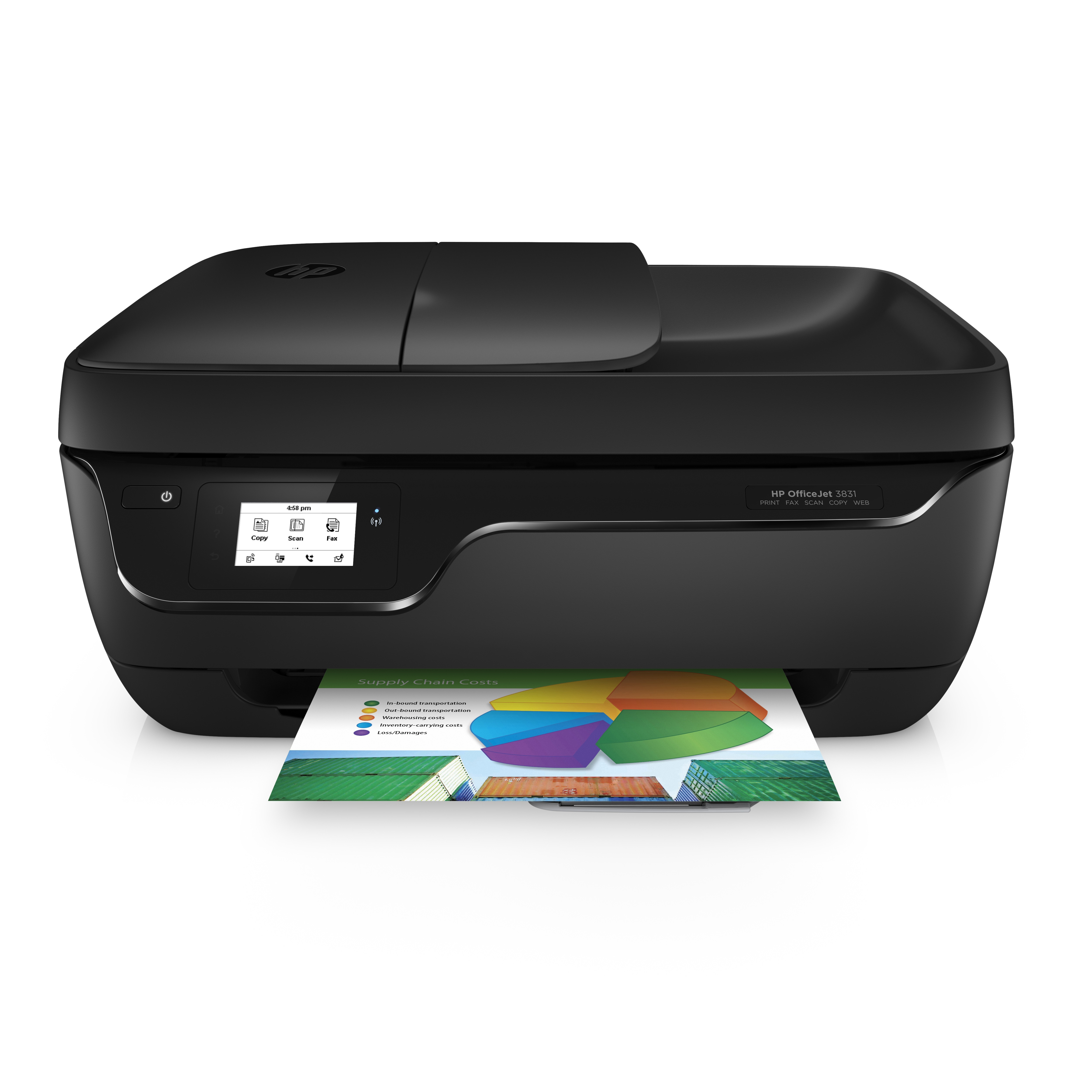 HP OfficeJet 3831 (Instant Ink) 4-in-1 Multifunktionsdrucker