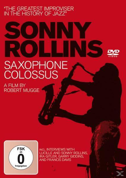 DVD-Cover mit einer Silhouette eines Saxophonisten und rotem Hintergrund.