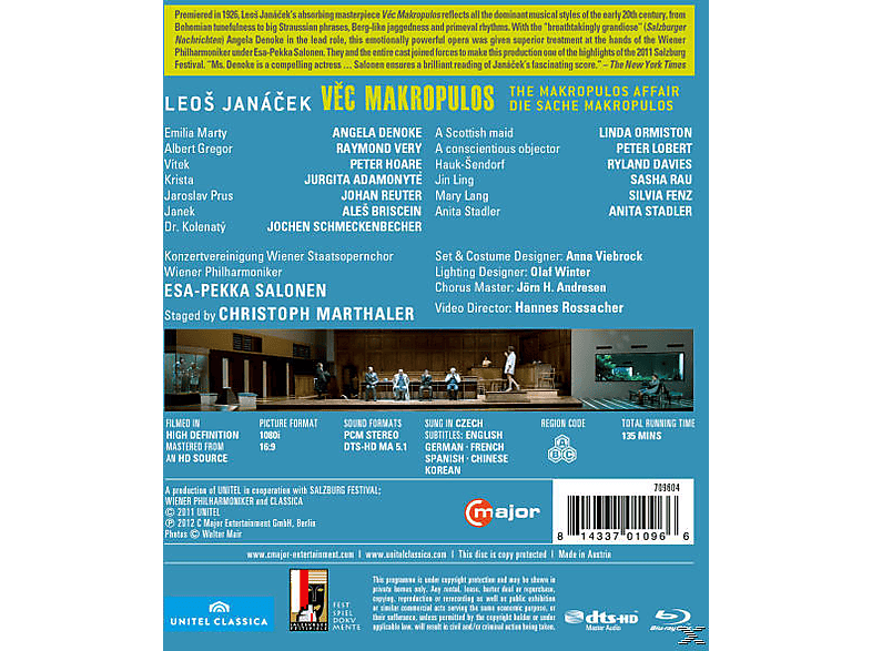 Thumbnail - Salonen/Denoke/Very/Hoare - Die Sache Makropulos (Blu-ray)