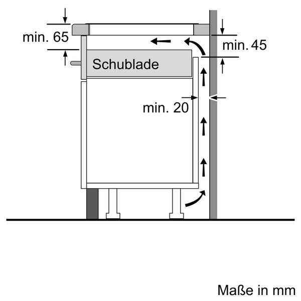 Induktionskochfeld Kochfelder) 4 (583 breit, EX645LYC1E mm SIEMENS