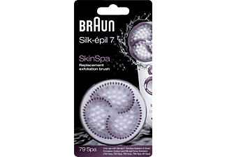 BRAUN BRAUN Silk-épil 7 SkinSpa pennello - Spazzola per peeling (Bianco/Lilla)