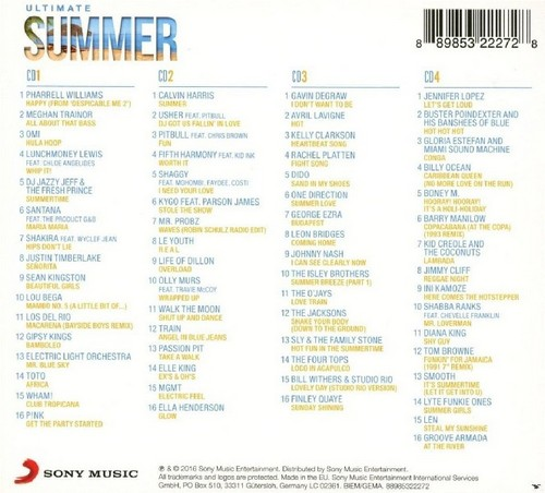 VARIOUS - Ultimate...Summer  - (CD)