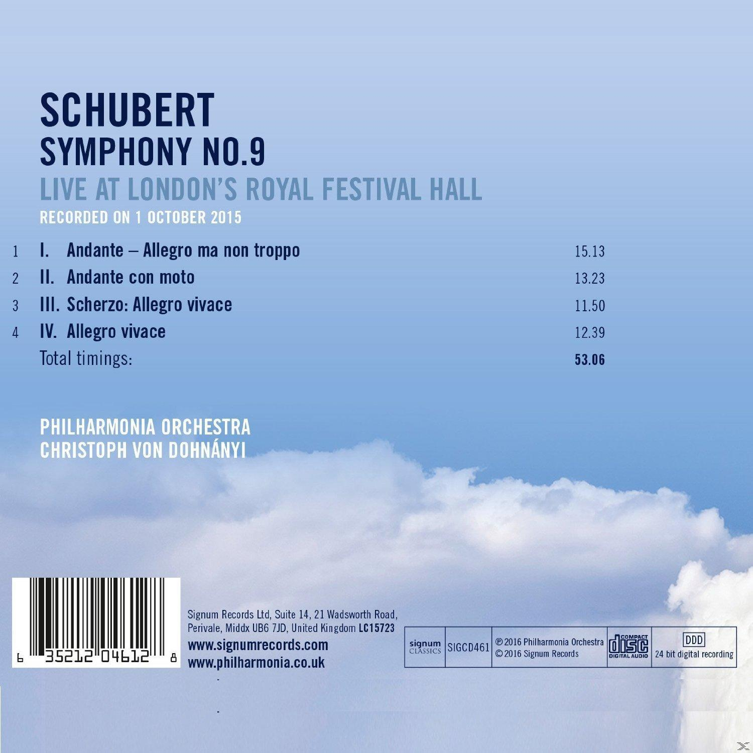 The Philharmonia Orchestra - Symphony No. 9 - Live In Concert  - (CD)