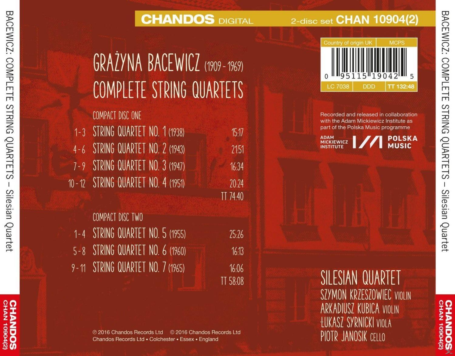 Silesian String Quartets - Complete String Quartets  - (CD)