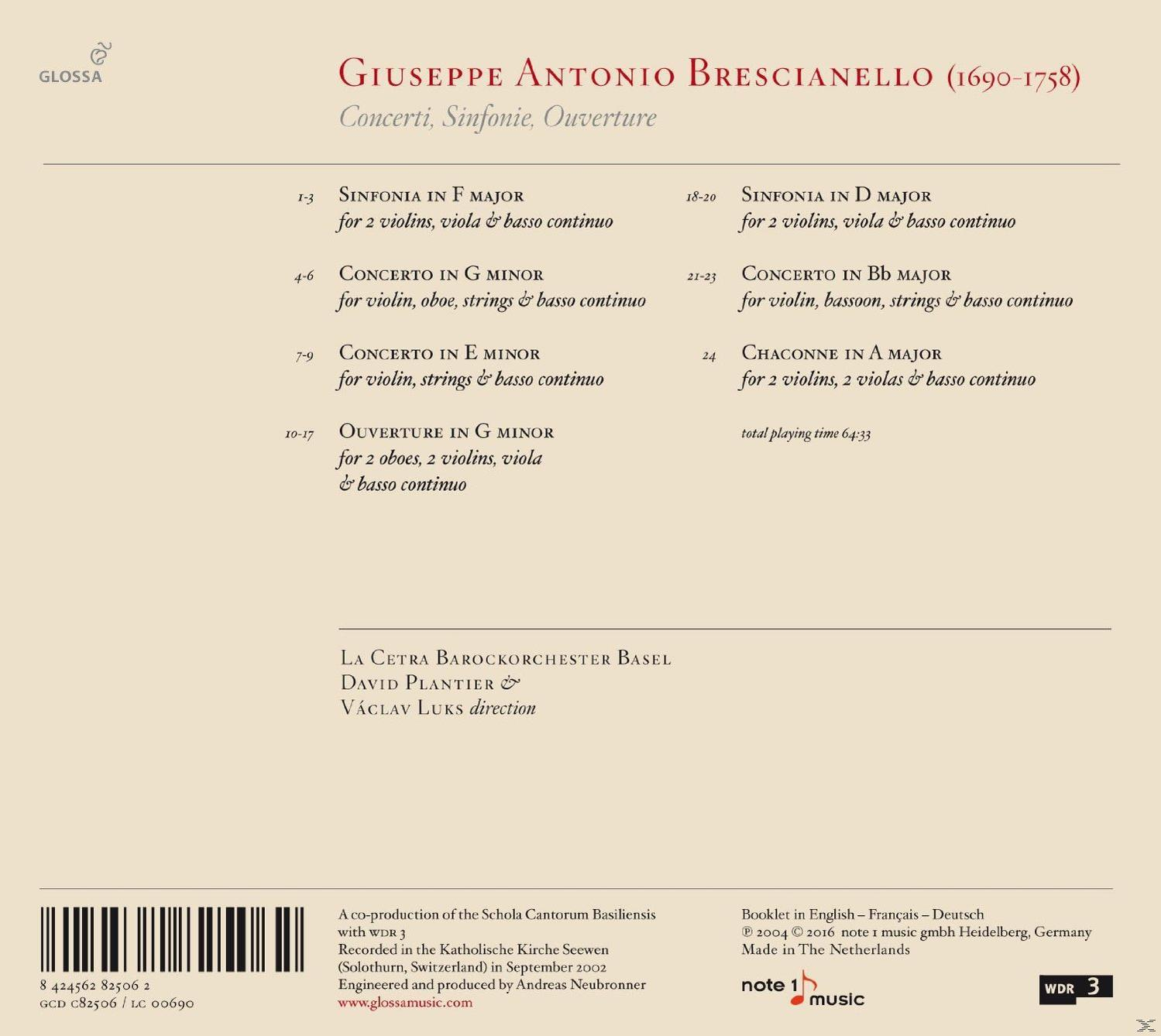 Rückseite eines Musikalbums mit Text. Weißer Hintergrund und schwarzer Text.