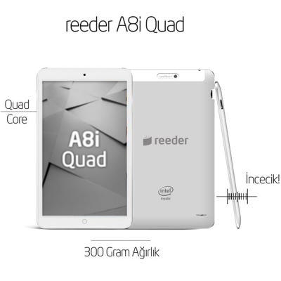 REEDER A8i Quad 8 inç Intel Atom Z3735F 1,83 GHz 1GB 16GB Android 4.4 Tablet PC