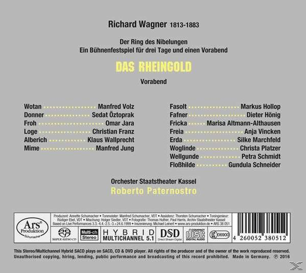 Orchester Des Staatstheaters Kassel - Das Rheingold  - (SACD Hybrid)