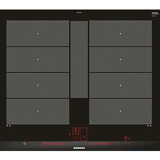 Placa inducción - Siemens EX675LYC1E iQ700, 2 zonas, 22.5 cm, Negro