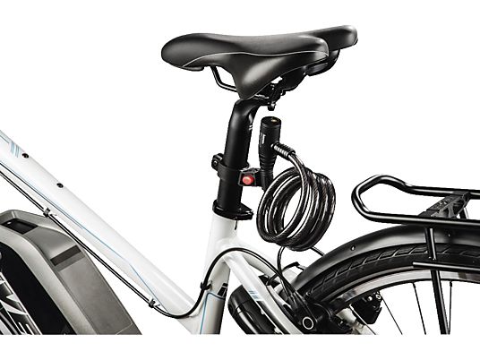 HAMA 00178110 - Serratura con cavo a spirale per bicicletta (Nero)