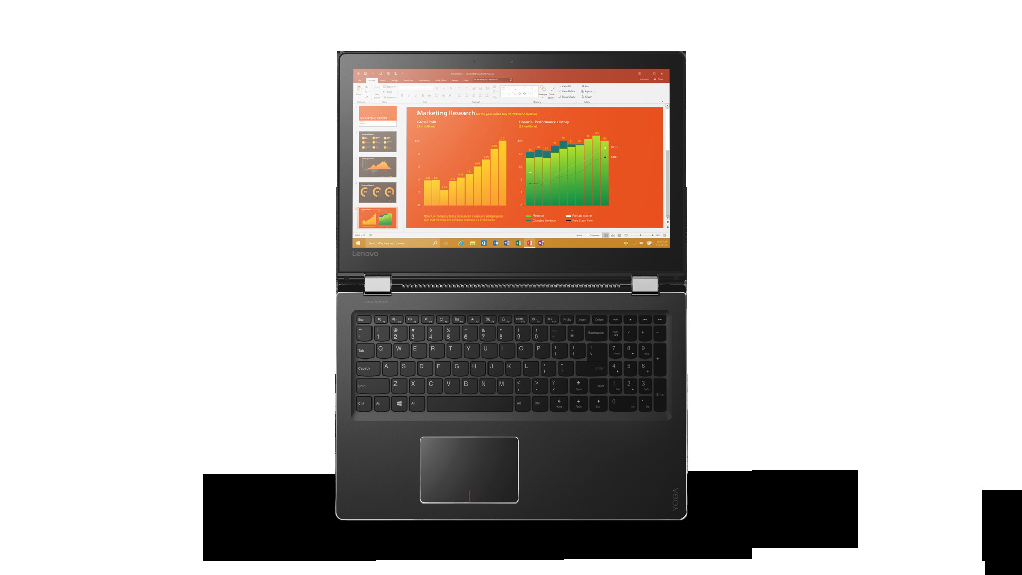 LENOVO YOGA 510 - 15,6 Zoll - Intel® Core™ i5 i5-6200U - 8 GB - 256 GB - AMD Radeon™ RX Vega 7 - Windows 10 (64 Bit)