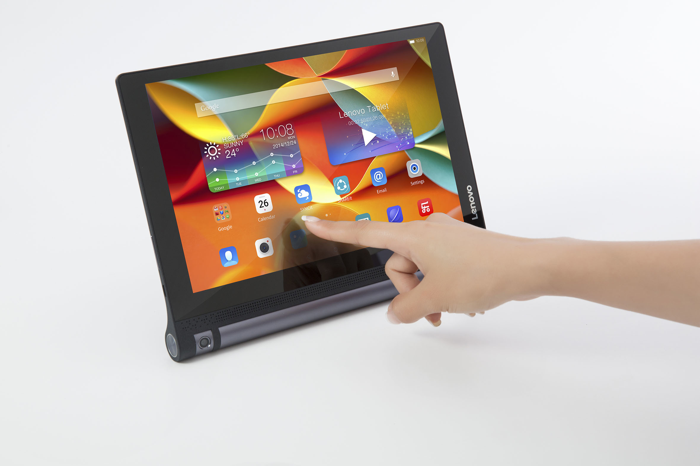 LENOVO YOGA Tab 3 10, Tablet, 16 GB, 10,1 Zoll, Schwarz