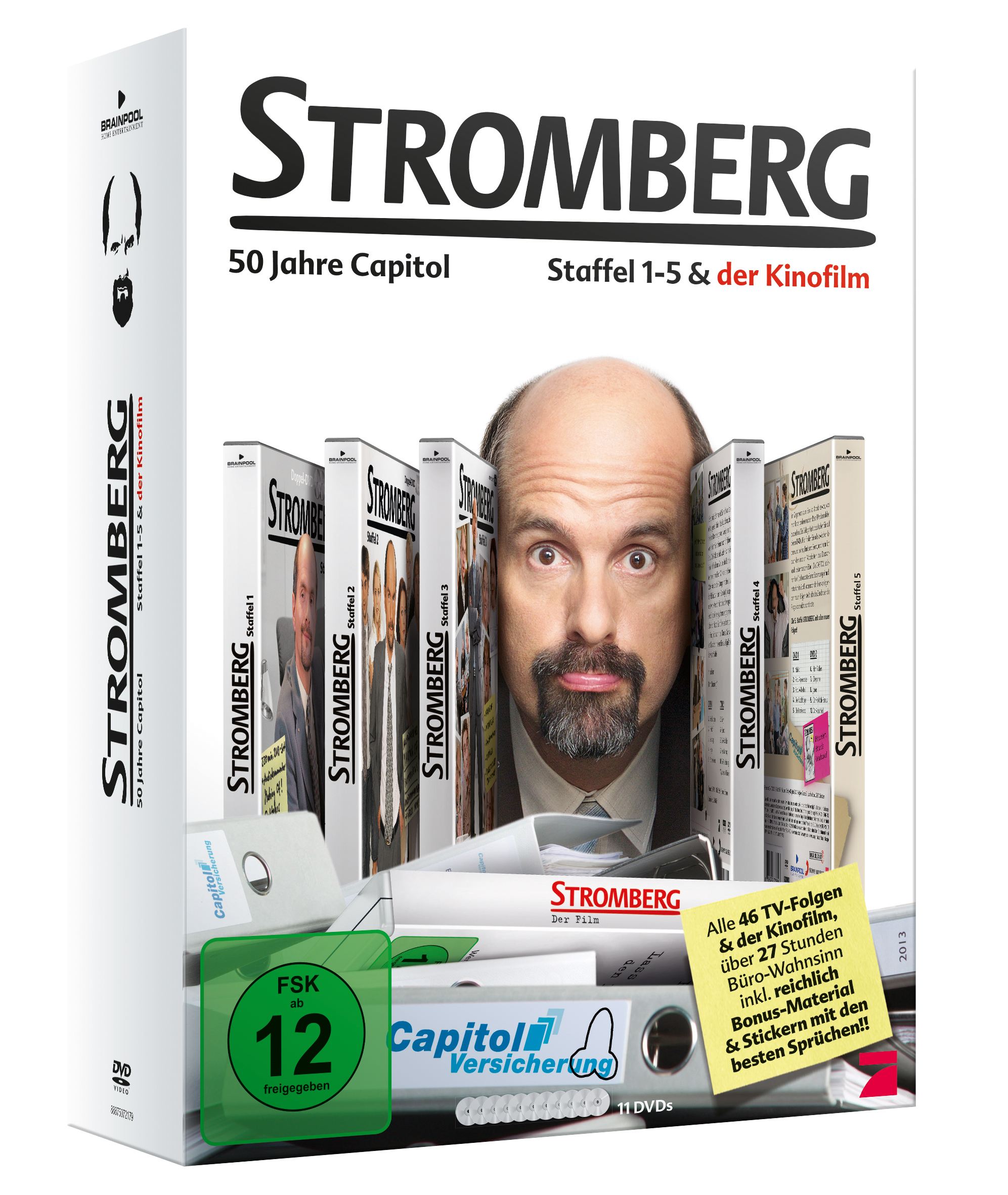 Stromberg - Staffel 1-5 + Film - 50 Jahre Capitol-Versicherung DVD