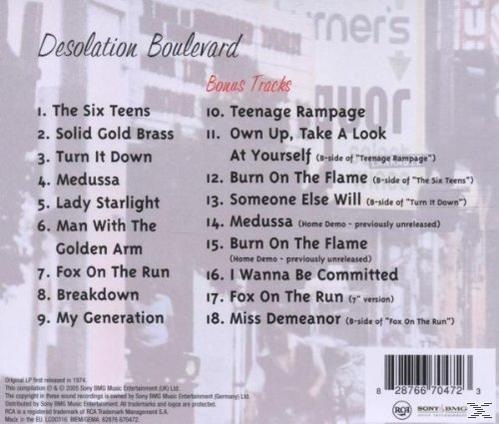 The Sweet - Desolation Boulevard (New Extended Version)  - (CD)