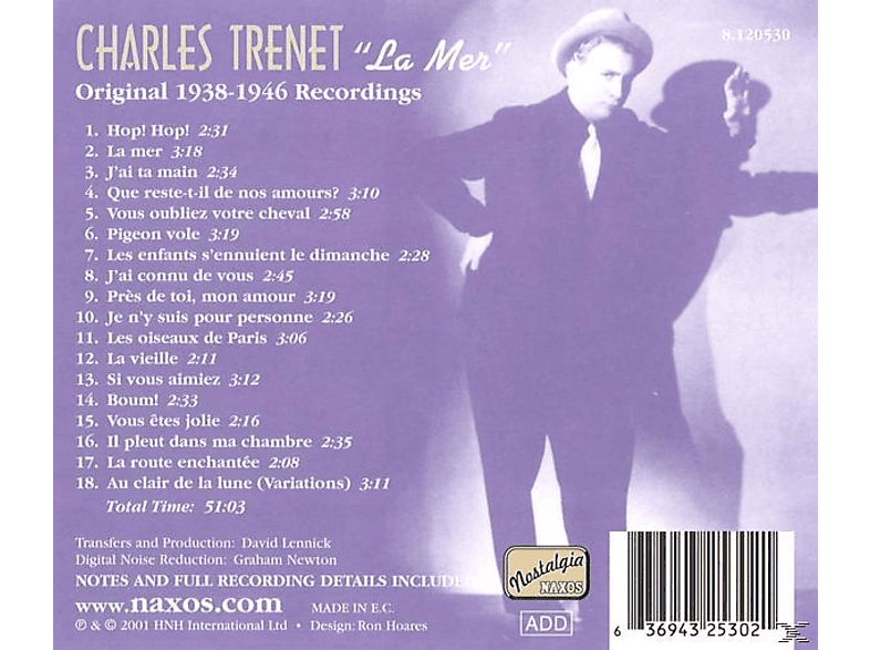 Thumbnail - Charles Trenet - La Mer (CD)