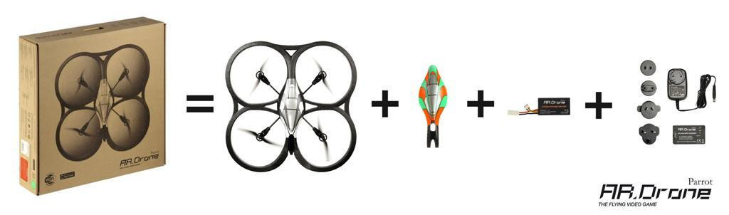 PARROT AR.Drone Turuncu-Yeşil