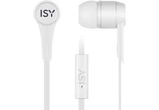 ISY ISY IIE-1101, bianco - Auricolare (In-ear, Bianco)