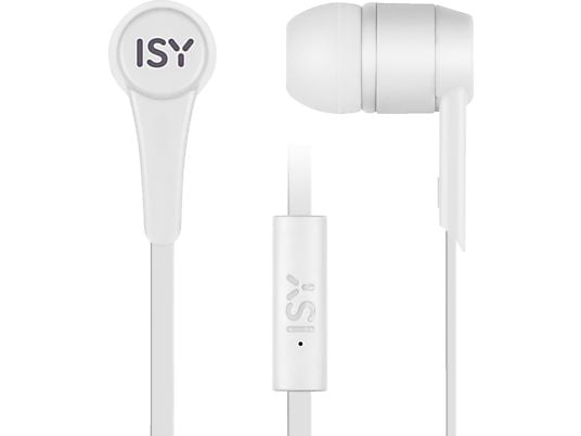 ISY IIE-1101 - Écouteur (In-ear, Blanc)