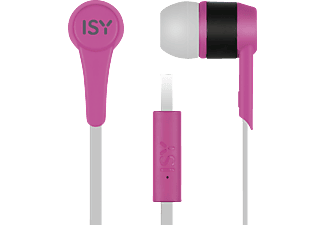 ISY IIE1101PI headset fülhallgató, pink