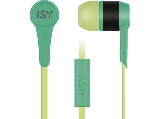 ISY IIE-1101 - Écouteur (In-ear, Vert)