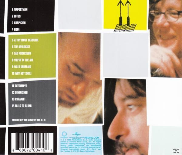 Albumcover mit verschiedenen Bildern. Text enthält Albumtitel und Titelliste. Einige Gesichter sind sichtbar.