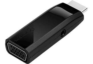 ICY BOX ICYBOX IB-AC522 - Adattatore HDMI a VGA - con Audioport - Nero - adattatore, Nero