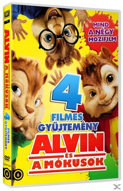 Alvin és a mókusok 1-4. gyűjtemény (DVD)