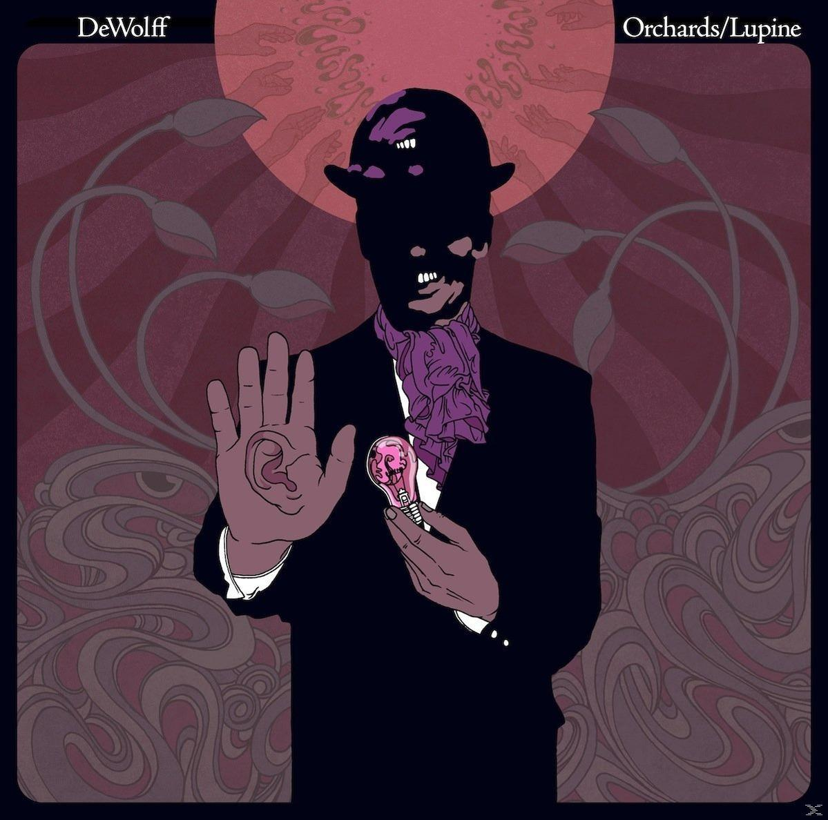 DeWolff album borítója, egy kalapos férfi, aki egy világító villanykörtét tart, szürreális háttérrel.