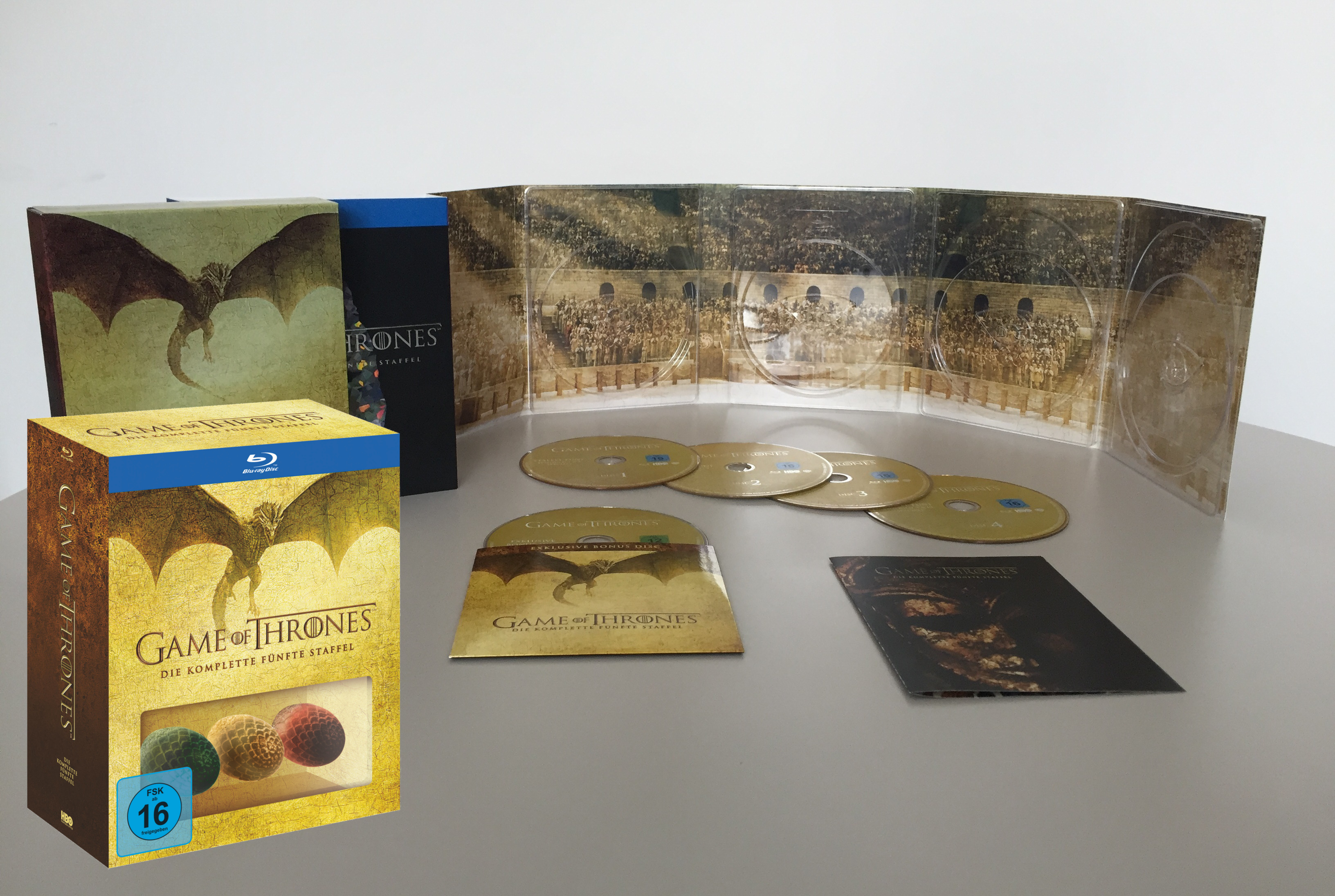 Game Of Thrones - Staffel 5 (Exklusiv: 3 Dracheneier + Bonus-Disc) Blu-ray