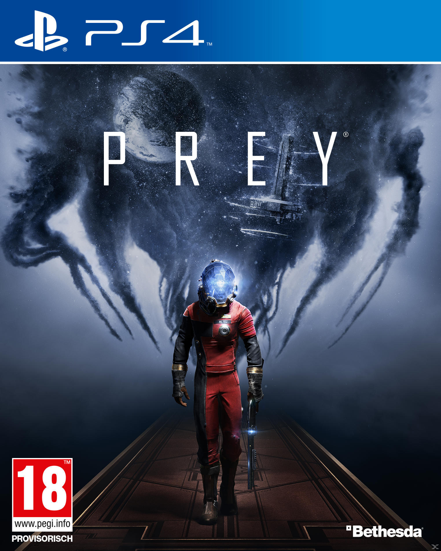 SONY PlayStation 4 Slim Konsole 500 GB + 2 New PS4 DualShock 4 (schwarz, rot) + Prey