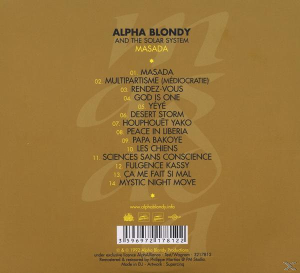 Alpha Blondy - Masada  - (CD)