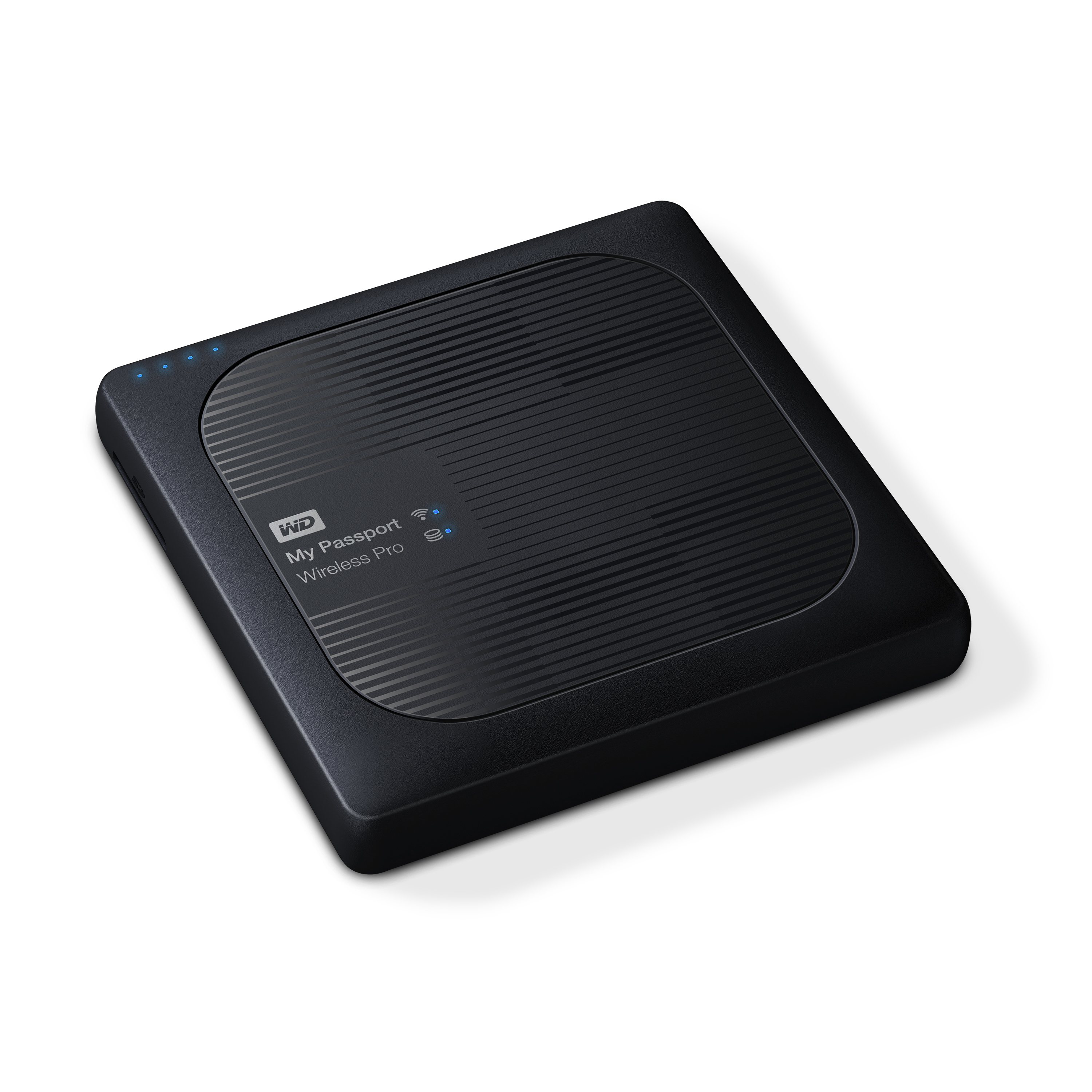 WD My Passport™ Wireless Pro Festplatte, 2 TB HDD, 2,5 Zoll, extern, Schwarz