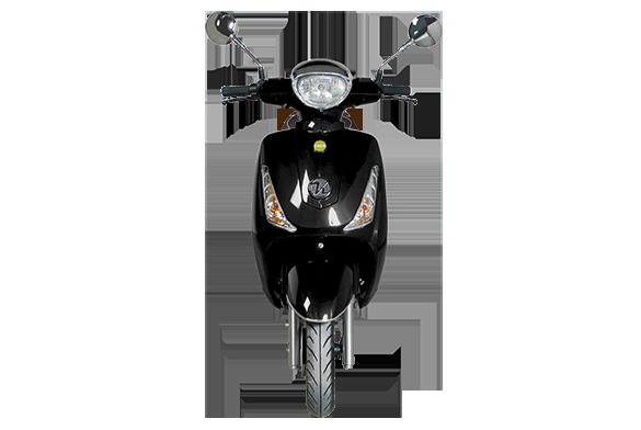 KUMPAN 1954 L DEEP-BLACK E-Roller E-Scooter (12 Zoll, Schwarz)