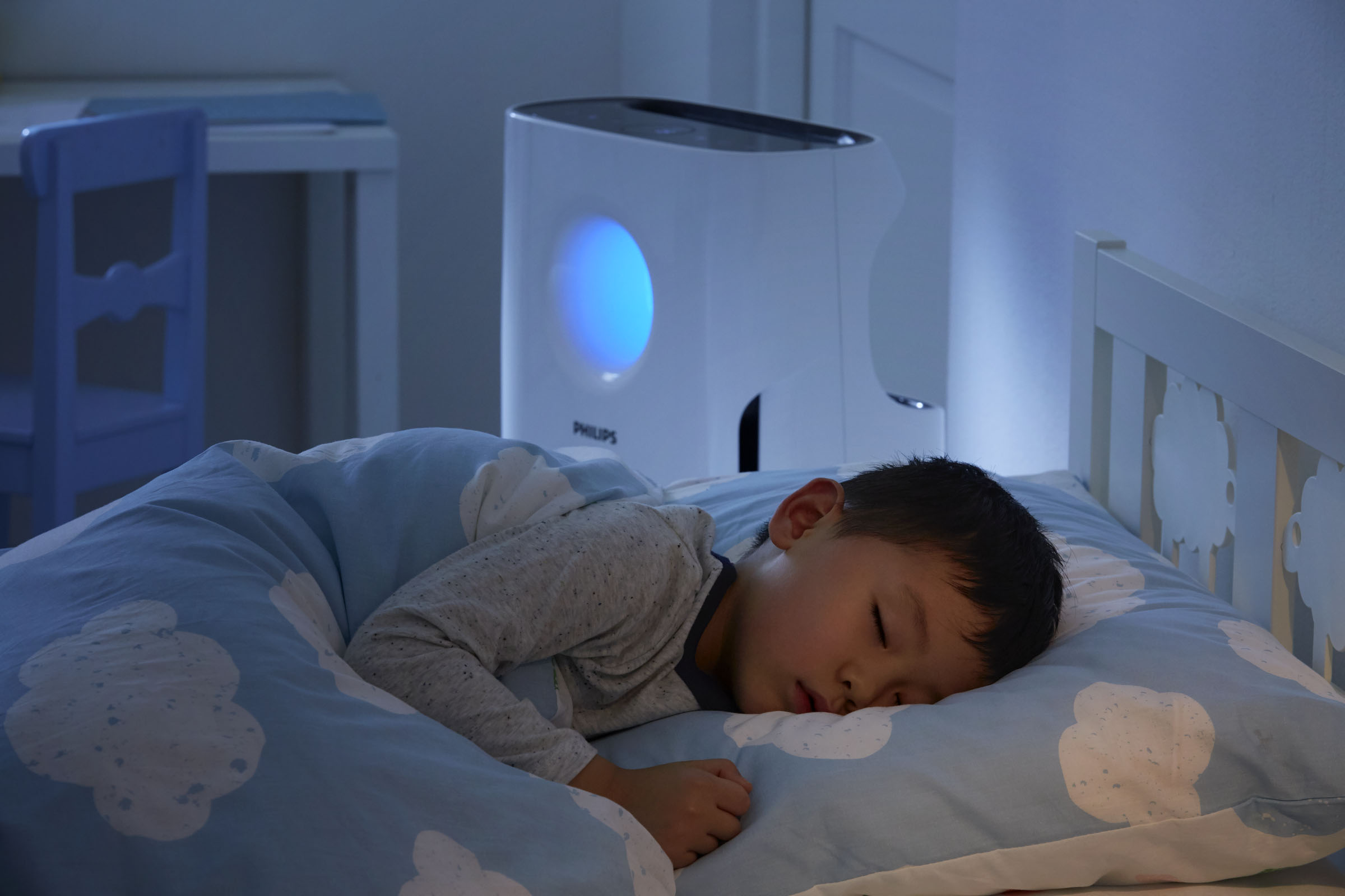 PHILIPS AC3256/10 3000 Series Luftreiniger Weiß (60 Watt, Raumgröße: 95 m³, Vorfilter, NanoProtect S3 HEPA-Filter, NanoProtect AC-Filter)