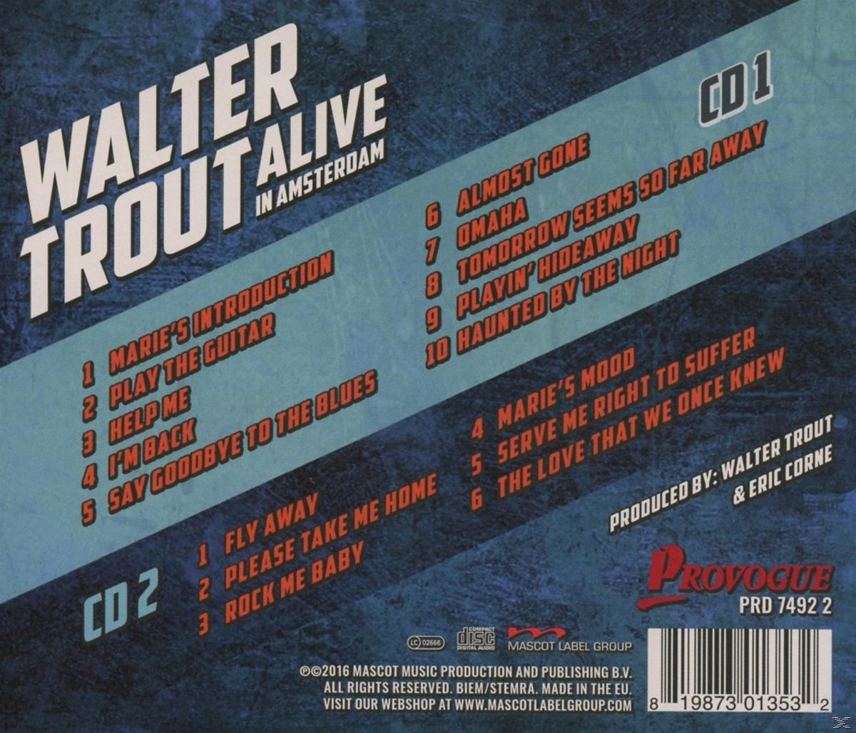 Walter Trout - ALIVE (CD) - Amsterdam In