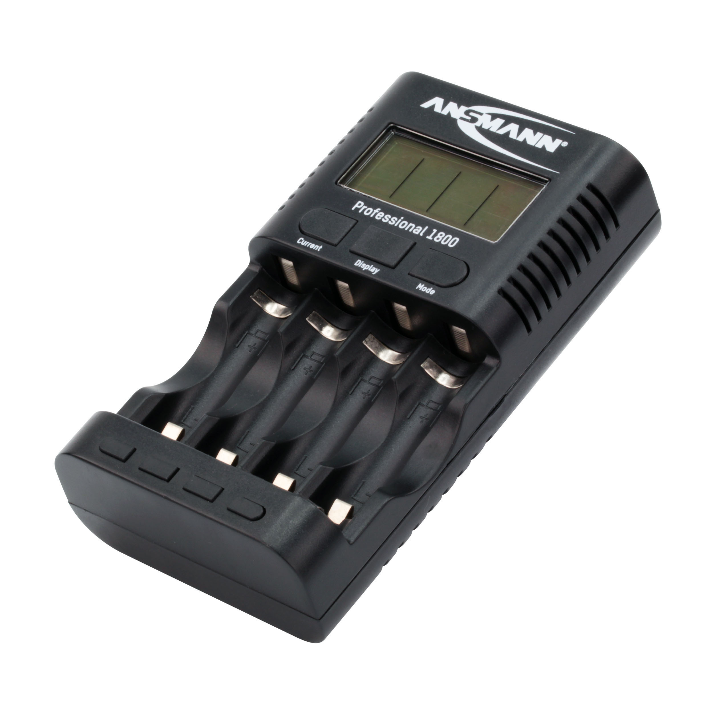 ANSMANN 1001-0040 NIBC-PROFESSIONAL1800-W-EU-BL Ladegerät, 12 Volt, Schwarz