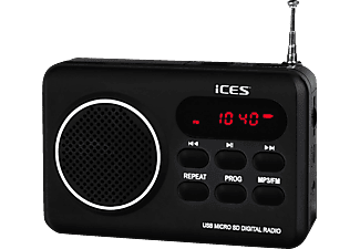 ICES IMPR-112 Radio, PLL-Tuner, Schwarz