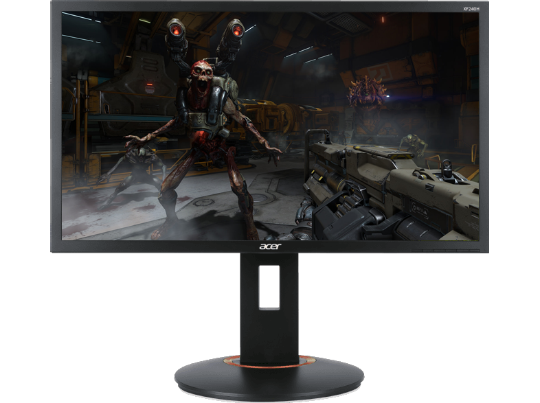 ACER XF 240 HBMJDPR 24" Gaming-Monitor (UM.FX0EE.001) 24 Zoll Gaming-Monitor, Full-HD, 1 ms Reaktionszeit, 350 cd/m², 144 Hz, Schwarz