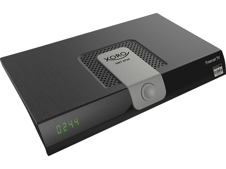 XORO HRT 8724 DVB-T2 HD Receiver (HDTV, PVR-Funktion, DVB-T2 HD, Schwarz)