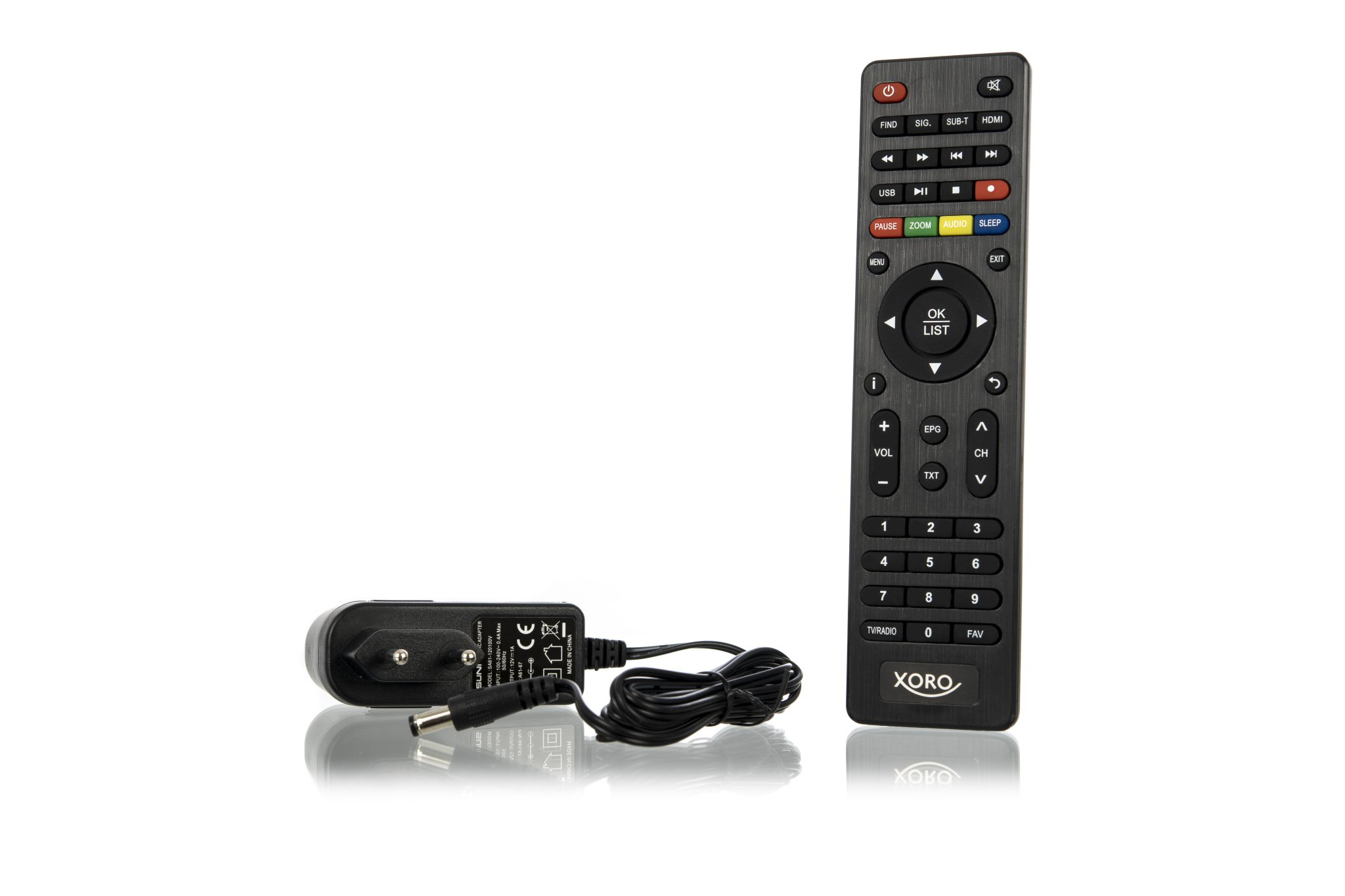 XORO HRT HD (HDTV, Receiver 8724 PVR-Funktion, HD, DVB-T2 Schwarz) DVB-T2