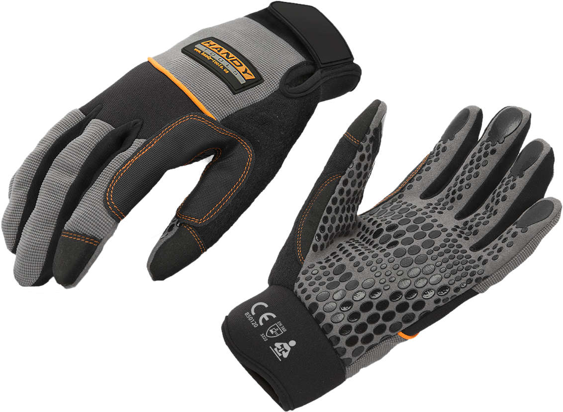 HANDY 10257L Munkavédelmi kesztyű tépőzárral, L