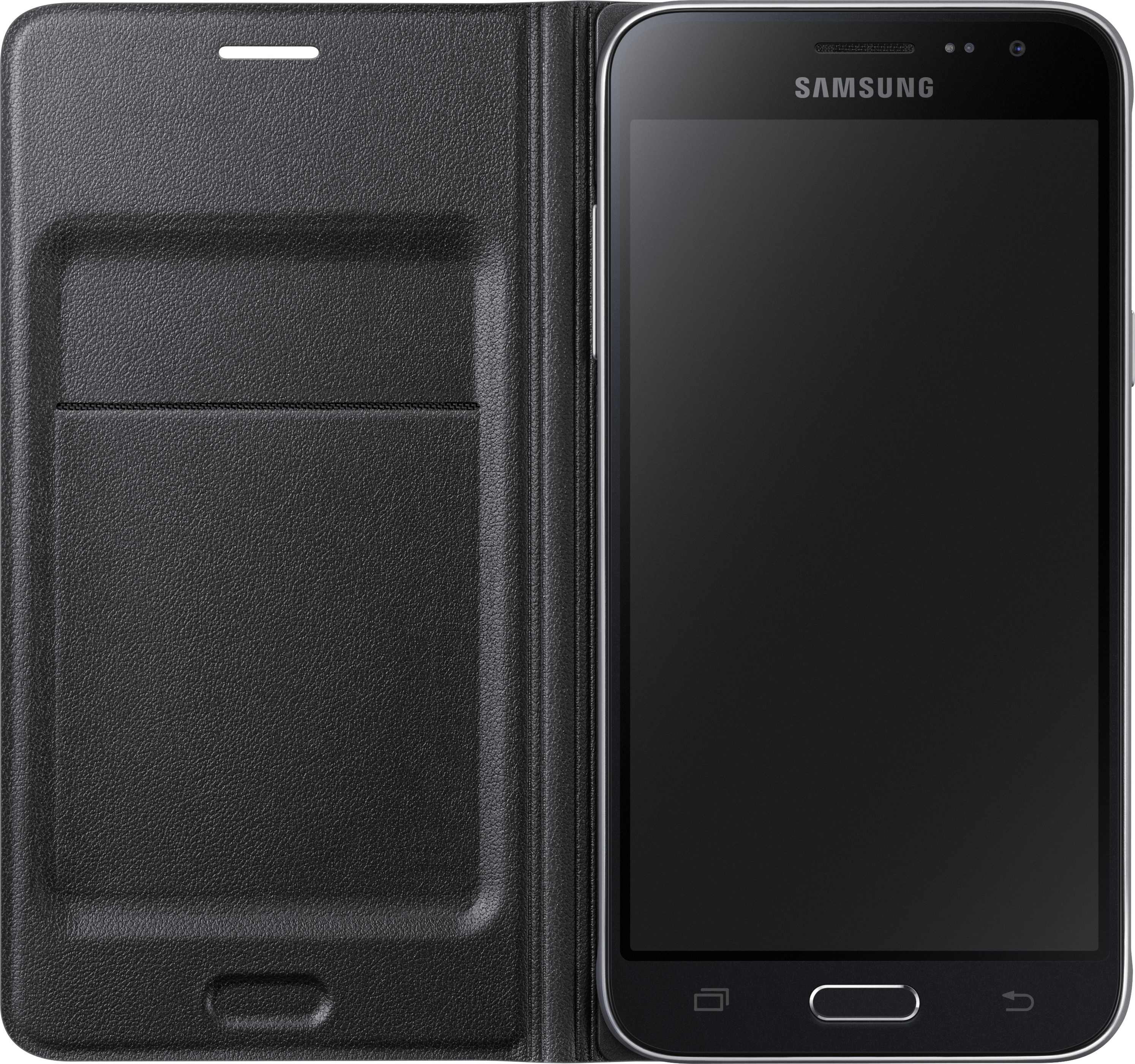 SAMSUNG EF-WJ320, Bookcover, Samsung, Galaxy J3 (2016), Schwarz