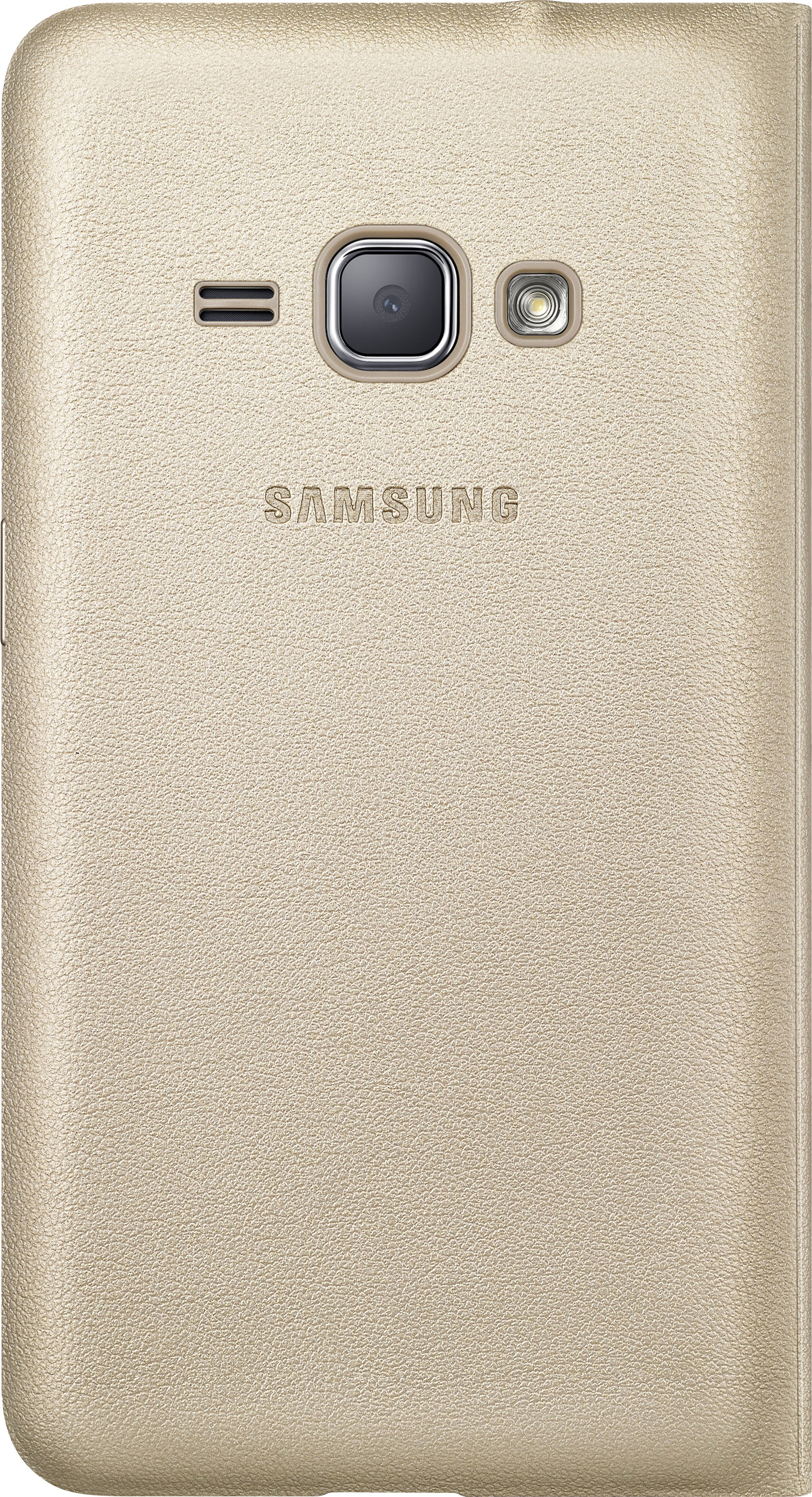 SAMSUNG EF-WJ120, Bookcover, Samsung, Galaxy J1 (2016), Gold