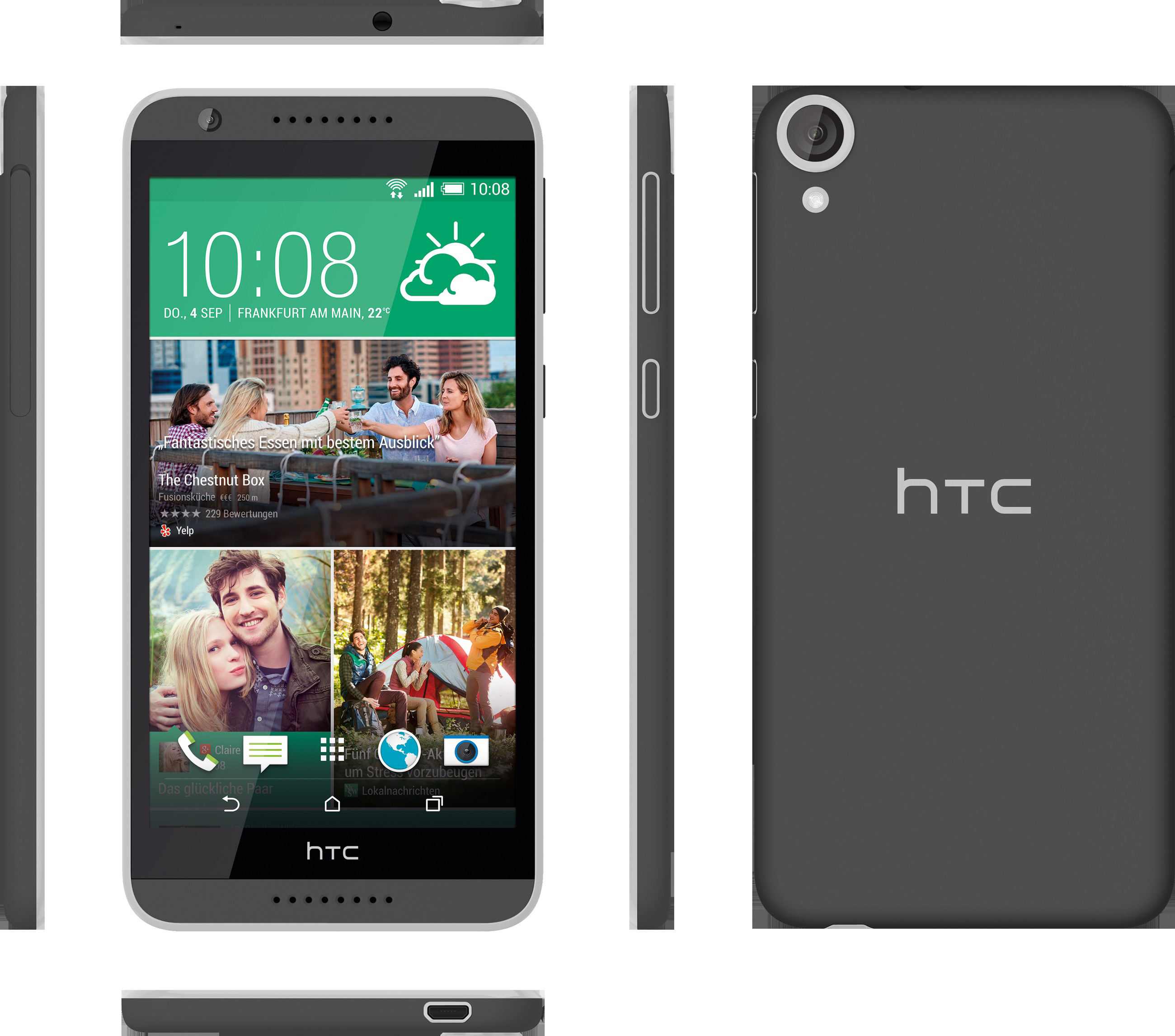 HTC Desire 820 16 GB Grau
