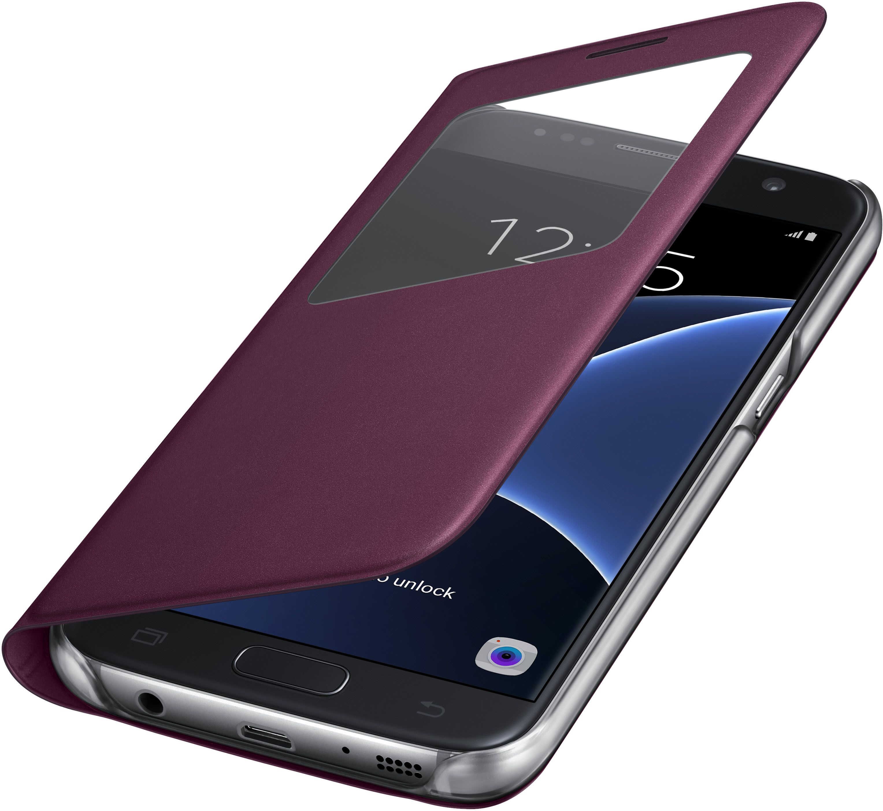 SAMSUNG EF-CG930PXEGWW, Bookcover, Samsung, Galaxy S7, Violett